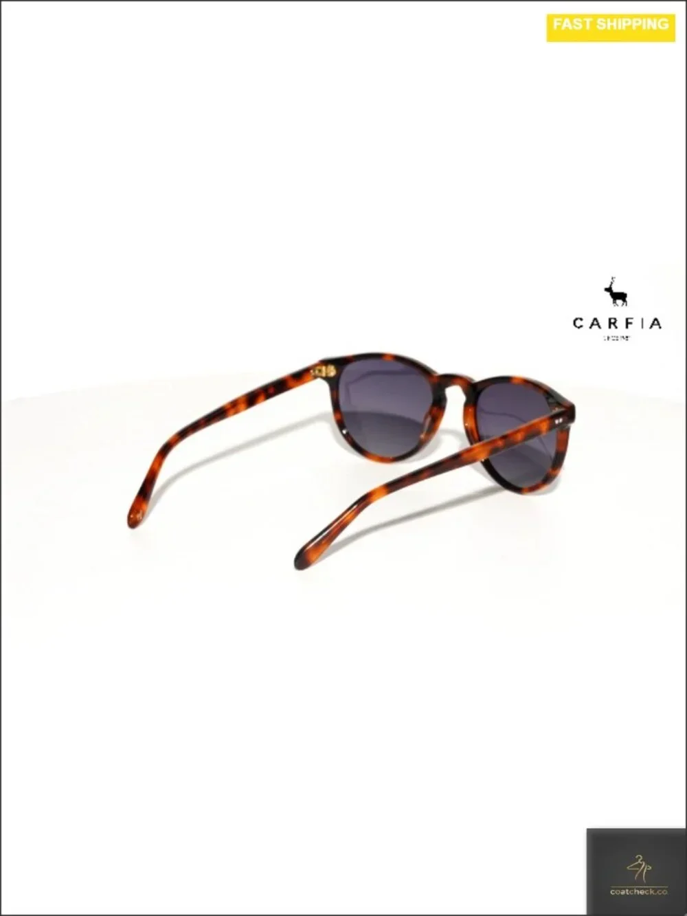 Retro Acetate Polarized Sunglasses for Women UV400